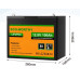 Акумулятор LiFePO4 12.8V 100Ah Eco-Worthy ECO-LFP12100 літій залізо фосфатний вбудованим BMS Bluetooth