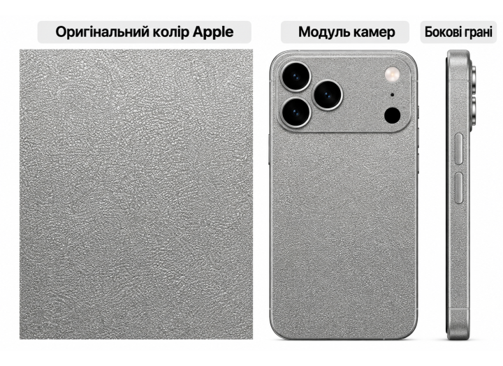 Вінілова плівка SKIN  текстурована для зміни кольору смартфона 17 Pro Max \17 Pro