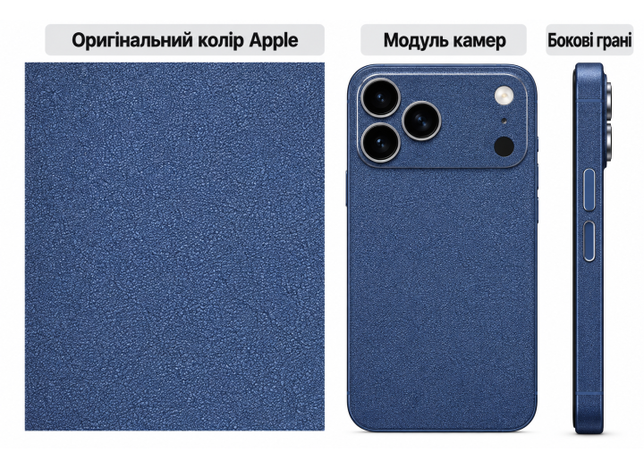Вінілова плівка SKIN  текстурована для зміни кольору смартфона 17 Pro Max \17 Pro