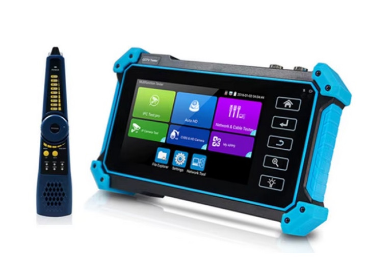 Сервісний монітор-тестер відеоспостереження IPC-5200C Plus 8MP IP CVI TVI AHD POE 12 в, Wi-Fi для настроювання відеокамер Сервісний монітор-тестер відеоспостереження IPC-5200C Plus 8MP IP CVI TVI AHD POE 12 в, Wi-Fi для настроювання відеокамер