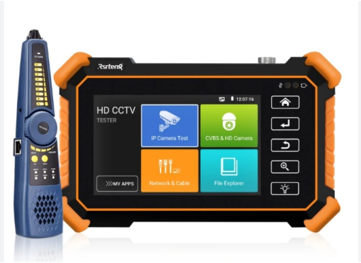 Сервісний монітор-тестер відеоспостереження IPC-1910C Plus HD IP CVBS CVI TVI AHD 8MP тестер LAN для настроювання відеокамер Сервісний монітор-тестер відеоспостереження IPC-1910C Plus HD IP CVBS CVI TVI AHD 8MP тестер LAN для настроювання відеокамер