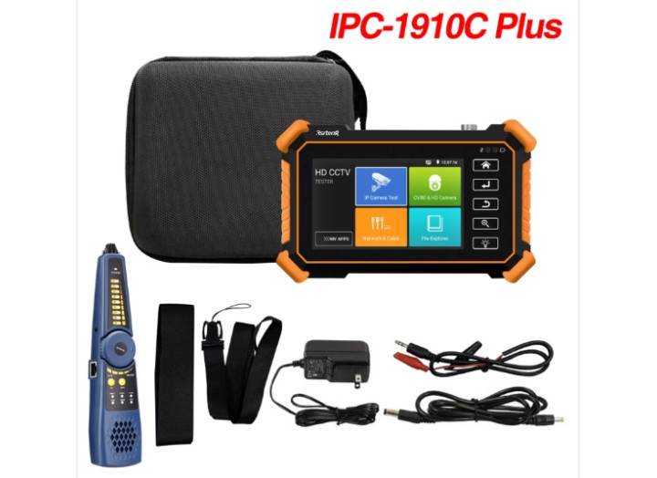 Сервісний монітор-тестер відеоспостереження IPC-1910C Plus HD IP CVBS CVI TVI AHD 8MP тестер LAN для настроювання відеокамер Сервісний монітор-тестер відеоспостереження IPC-1910C Plus HD IP CVBS CVI TVI AHD 8MP тестер LAN для настроювання відеокамер