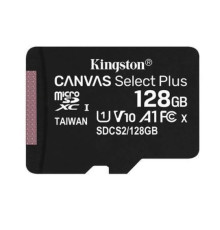Карта пам'яті microSDXC (UHS-1) Kingston Canvas Select Plus 128Gb class 10 А1 (R-100MB/s)