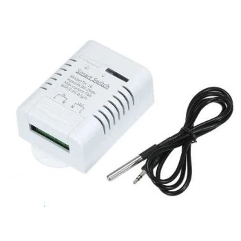Смарт Wi-Fi перемикач TH-16 RF 16A/3500W з датчиком температури сумісний з Sonoff і eWeLink Смарт Wi-Fi перемикач TH-16 RF 16A/3500W з датчиком температури сумісний з Sonoff і eWeLink