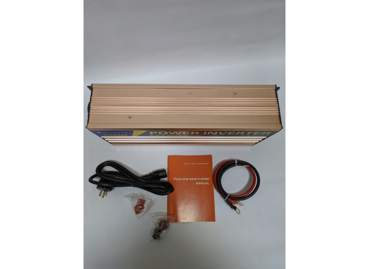 Інвертор + зарядний пристрій Pulsepad PSWCH-1000 12V 1000W PURE SINE WAVE, ККД 89%, 1 USB вихід